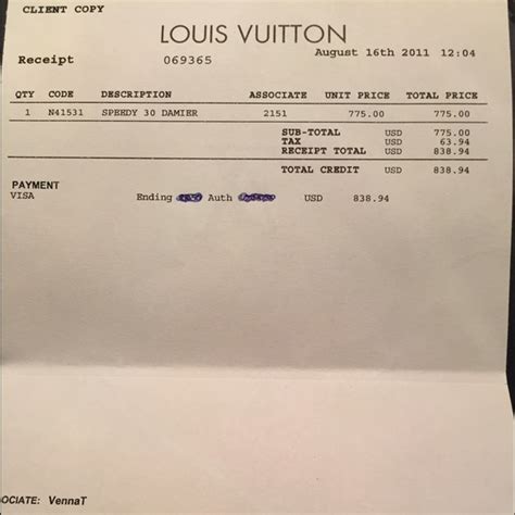 louis vuitton receipt wallet